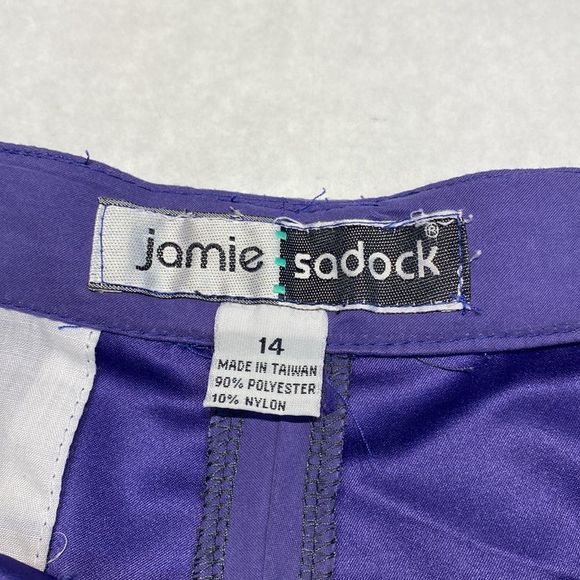 Jamie Sadock Golf Shorts Size 14 Purple Long Modest - Picture 4 of 10